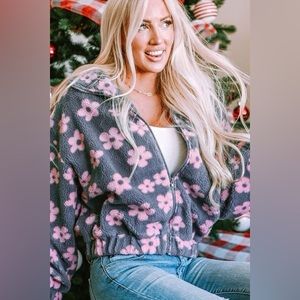 Flower Power 🌼🌸 Zip Up Jacket